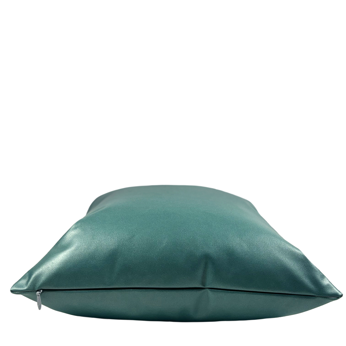 Teal Vinyl Pillow