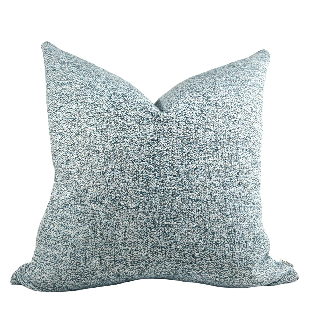 Light Blue Woven Performance Pillow