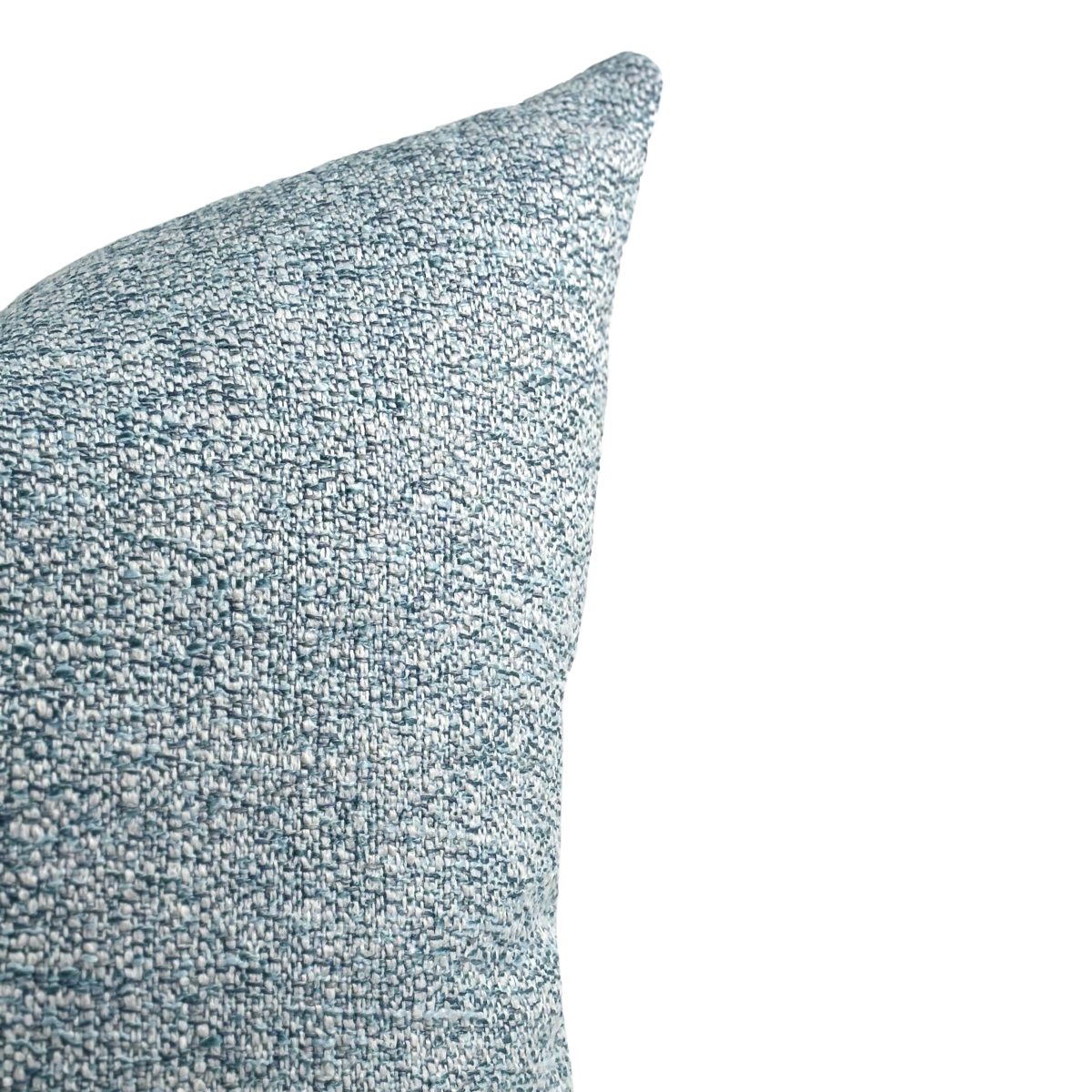 Light Blue Woven Performance Pillow