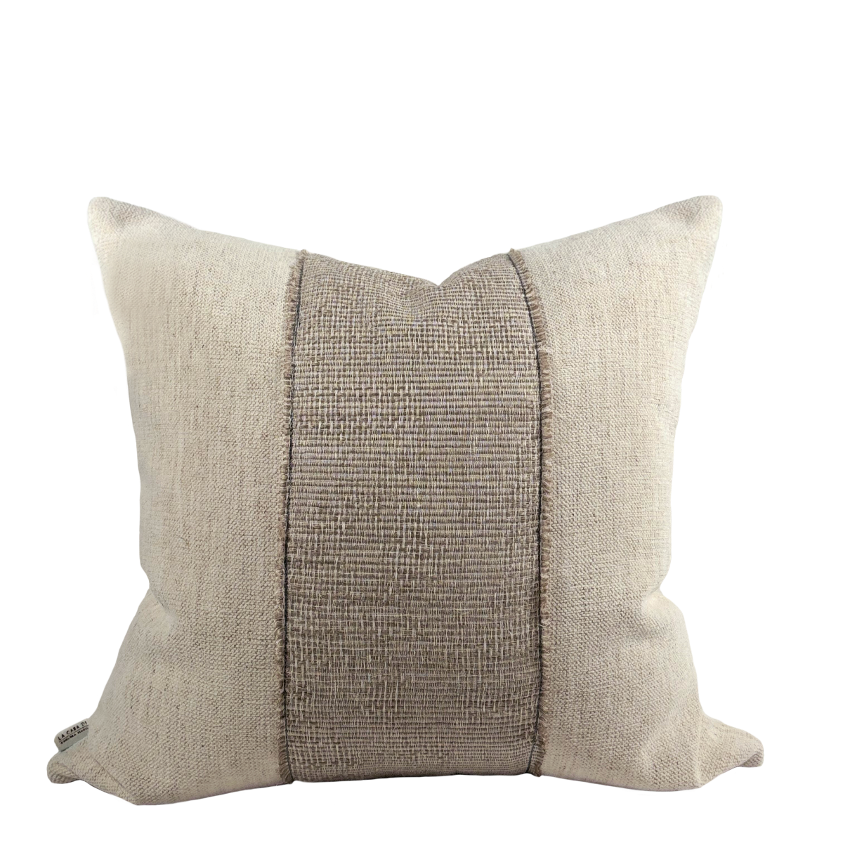 Linen & White Striped Pillow