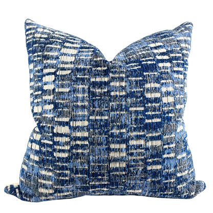 Blue & White Shibori Performance Pillow