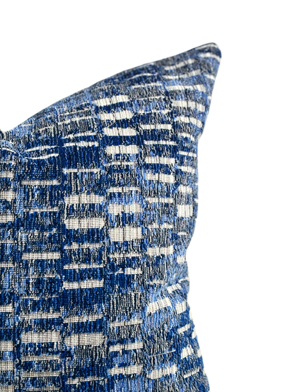Blue & White Shibori Performance Pillow