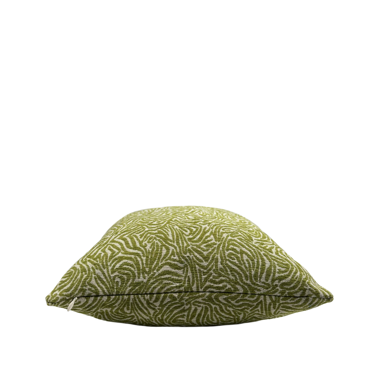 Key Lime Green Zebra Pillow