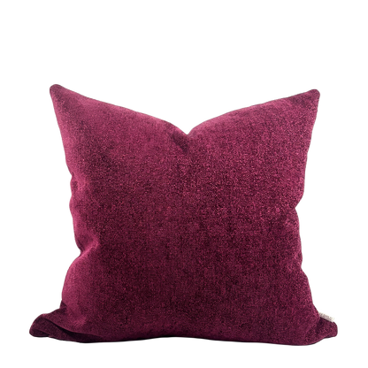 Chenille Magenta Pillow